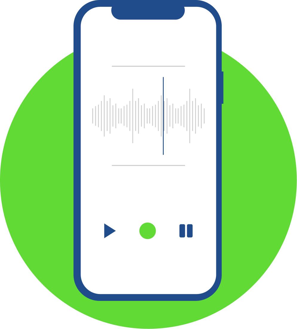 record audio image